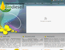 Tablet Screenshot of ooe-biodiesel.at